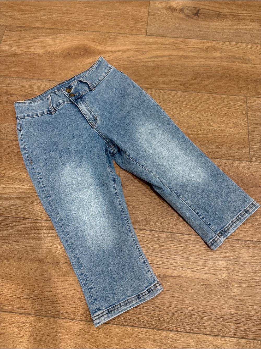 Princess Polly Size 4 Denim Capri Jeans